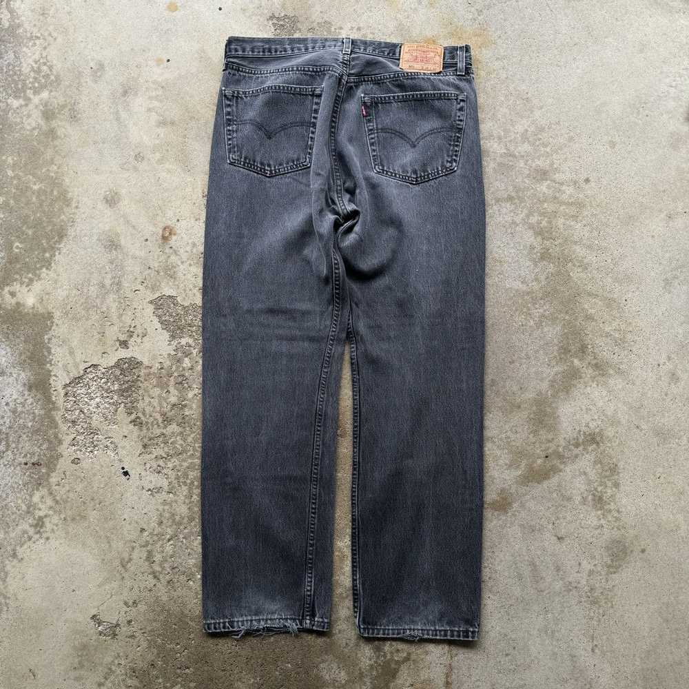 Levi's × Vintage VINTAGE 90s LEVI'S 501 FADED BLA… - image 2