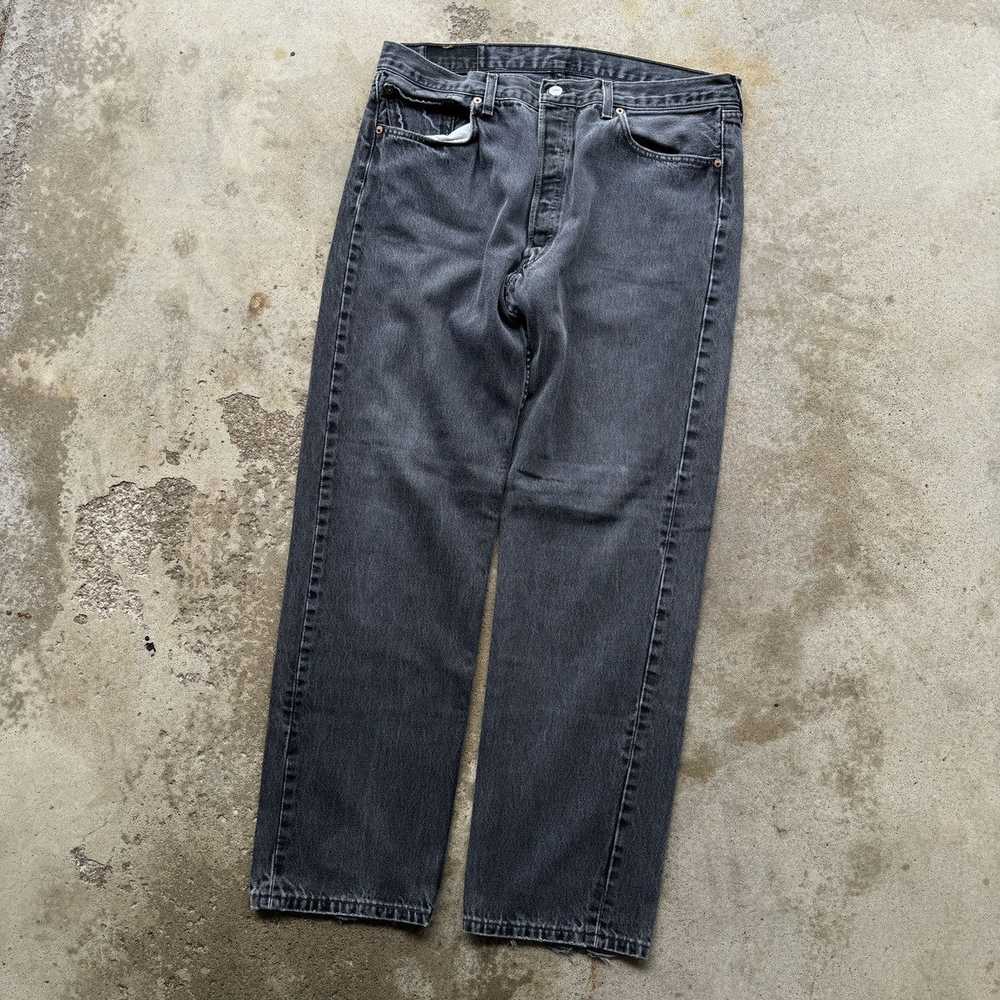 Levi's × Vintage VINTAGE 90s LEVI'S 501 FADED BLA… - image 8