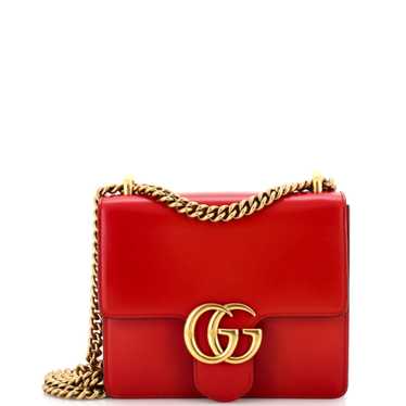 GUCCI GG Marmont Chain Shoulder Bag Leather Small - image 1