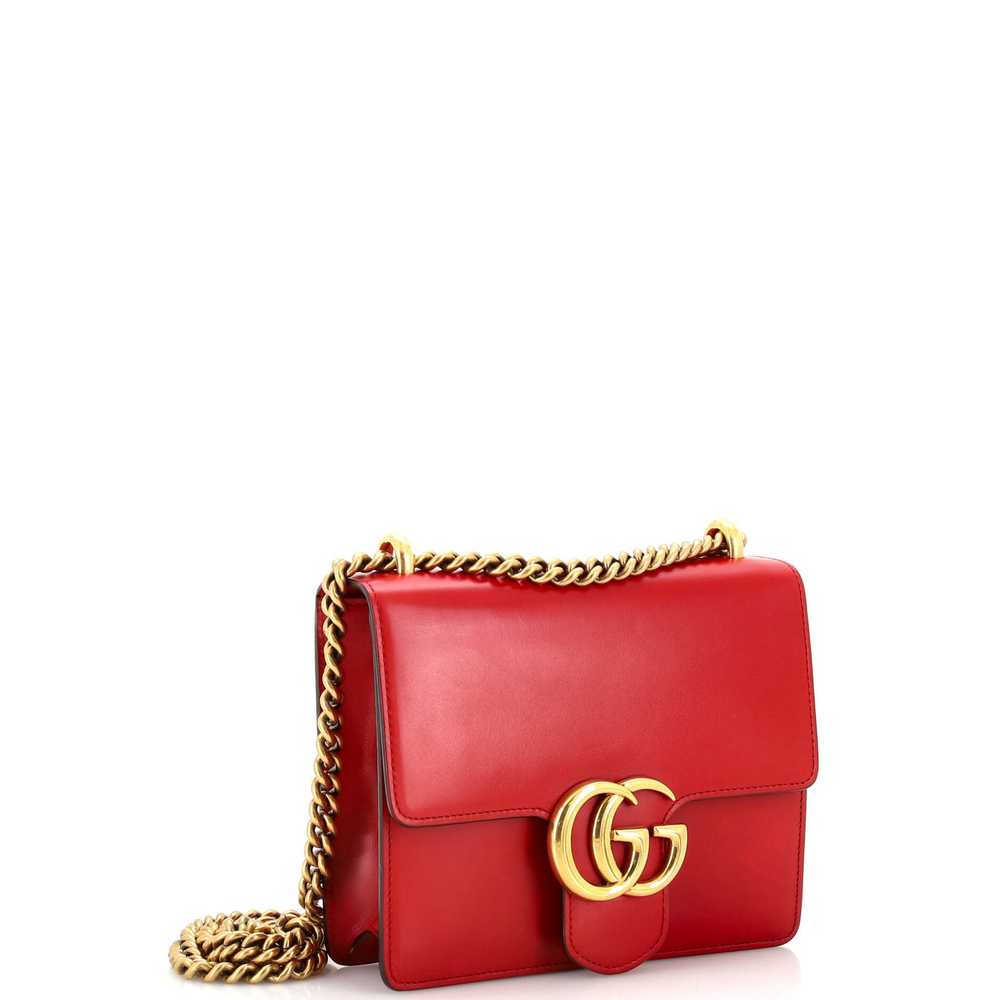 GUCCI GG Marmont Chain Shoulder Bag Leather Small - image 2