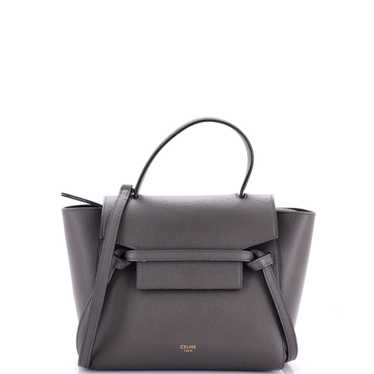 CELINE Belt Bag Textured Leather Nano