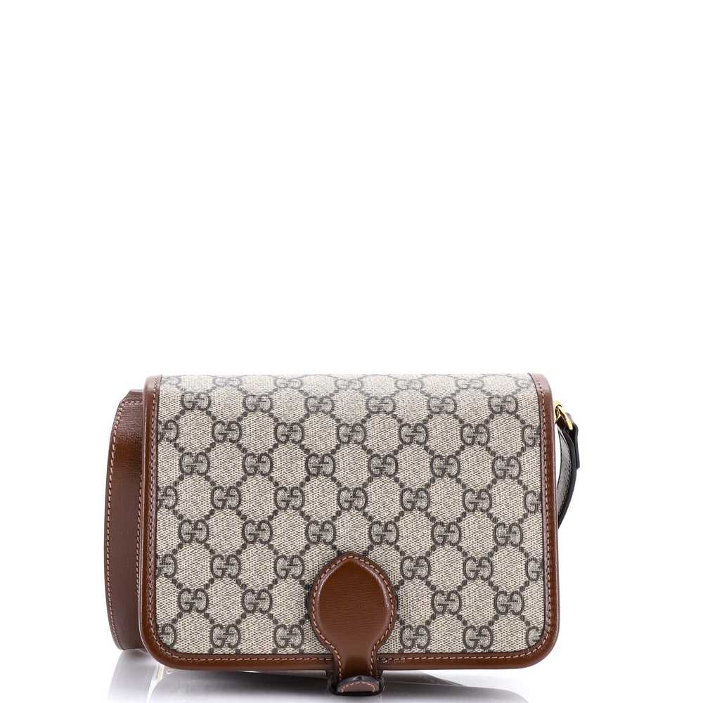 GUCCI Interlocking G Patch Messenger Bag GG Coate… - image 3