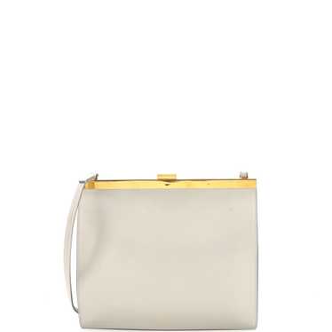 CELINE Clasp Crossbody Bag Leather Mini