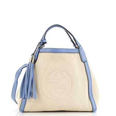 GUCCI Soho Shoulder Bag Canvas Small