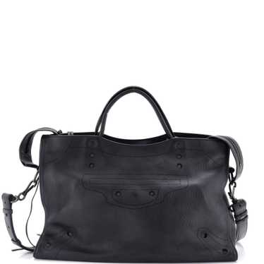 Balenciaga Blackout City Bag Leather Medium