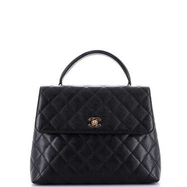 CHANEL Vintage Classic Top Handle Flap Bag Quilted