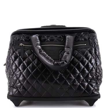 CHANEL Coco Cocoon Rolling Trolley Quilted Nylon