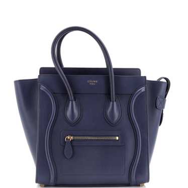 CELINE Luggage Bag Smooth Leather Micro