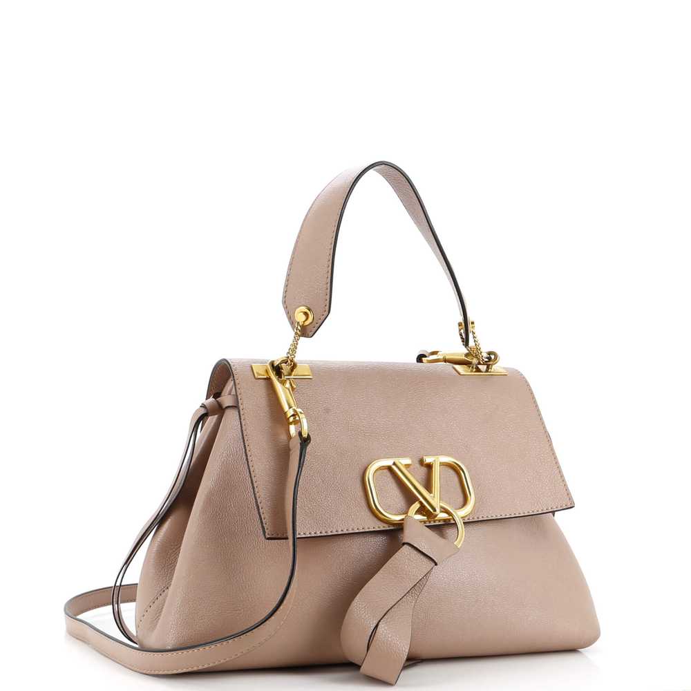 VALENTINO GARAVANI VRing Top Handle Satchel Leath… - image 2