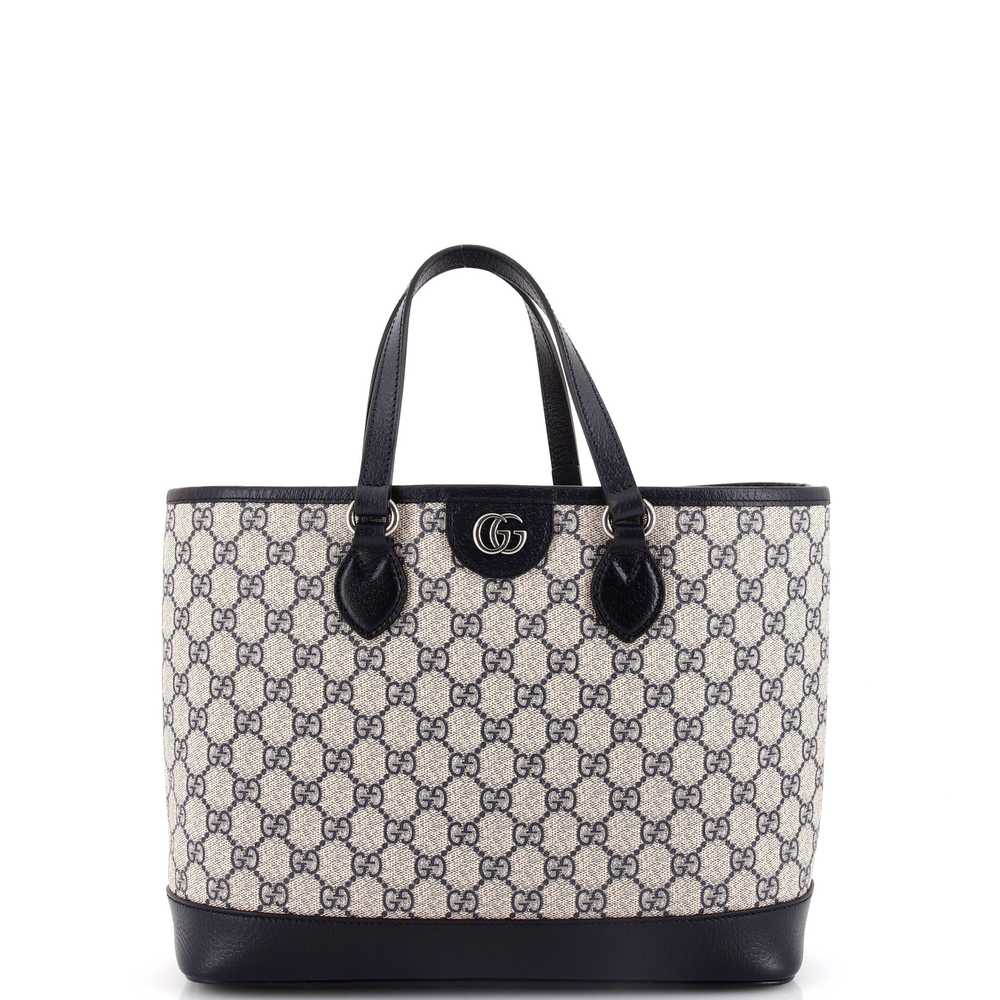 GUCCI Ophidia Top Handle Shopping Tote GG Coated … - image 1