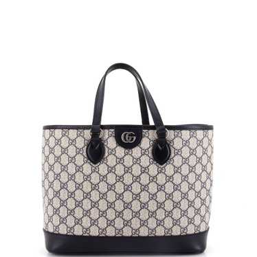 GUCCI Ophidia Top Handle Shopping Tote GG Coated … - image 1