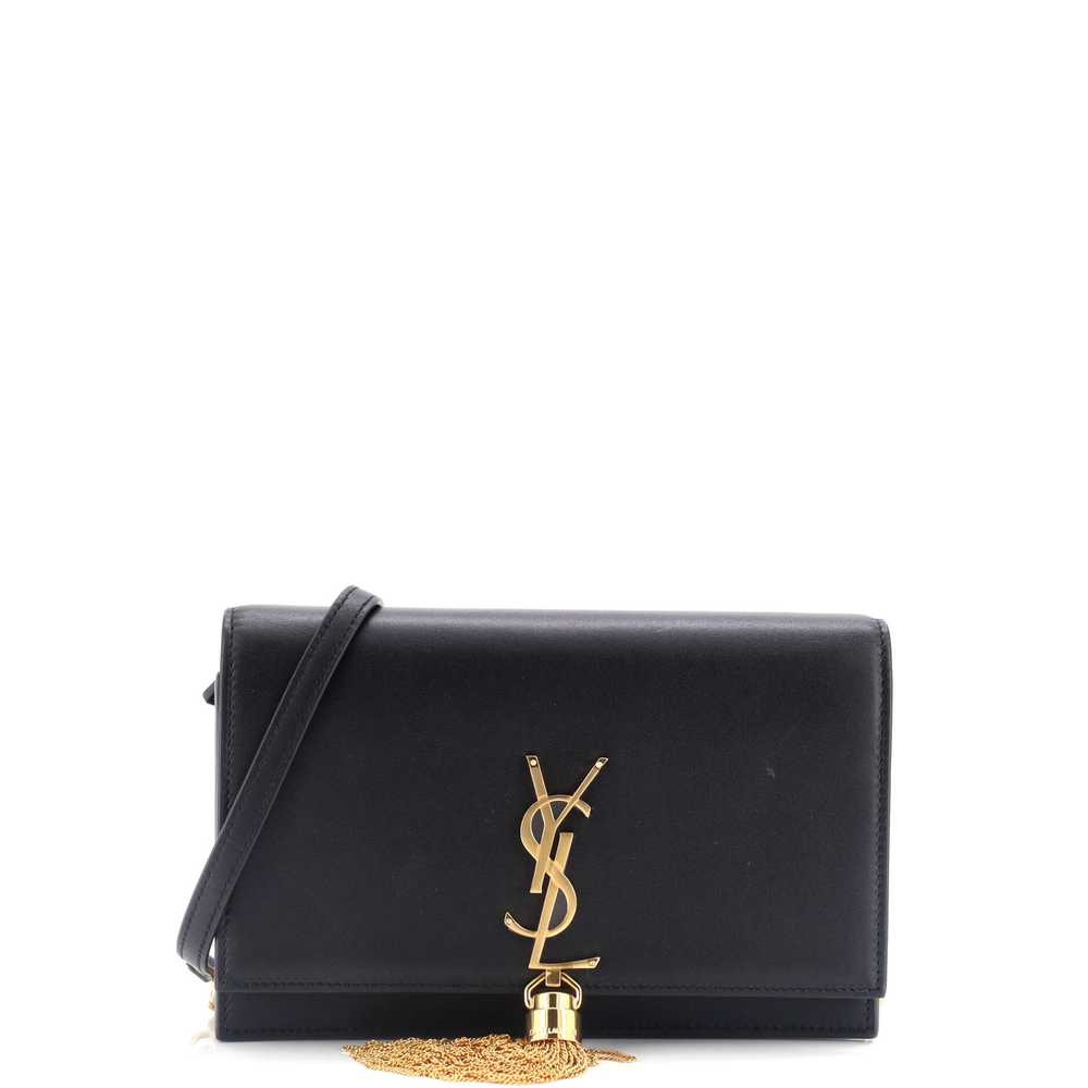 Saint Laurent Classic Monogram Tassel Chain Walle… - image 1