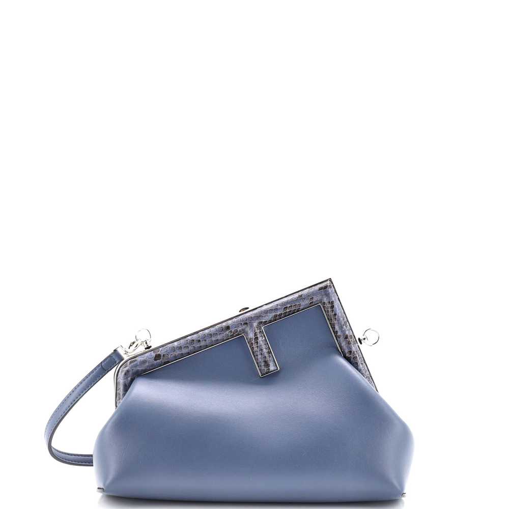 FENDI First Bag Leather with Python Small - image 1