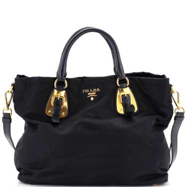 PRADA Convertible Belted Tote Tessuto Large