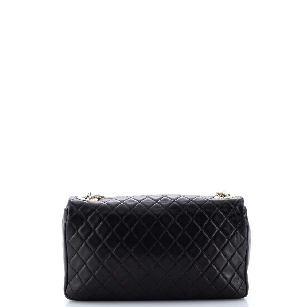 CHANEL Westminster Pearl Chain Flap Bag Quilted L… - image 3