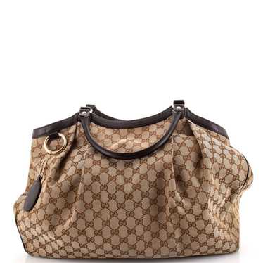 GUCCI Sukey Tote GG Canvas Large