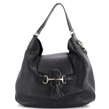 GUCCI Emily Hobo Leather Medium