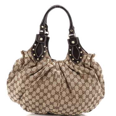 GUCCI Pelham Tote Studded GG Canvas Large