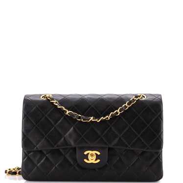 CHANEL Vintage Classic Double Flap Bag Quilted Lam