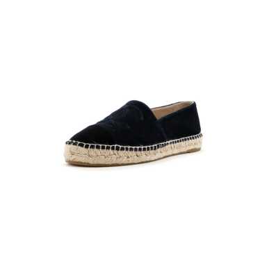 CHANEL Women's CC Cap Toe Espadrilles Velvet