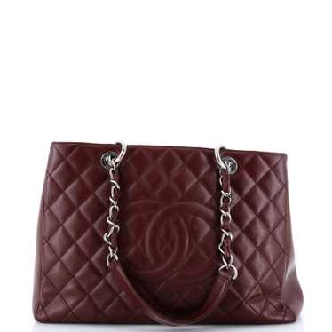 CHANEL Grand Shopping Tote Quilted Caviar