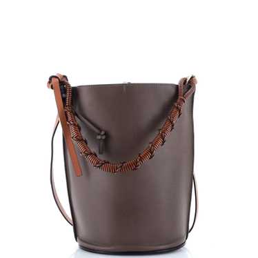 LOEWE Gate Top Handle Bucket Bag Leather Medium