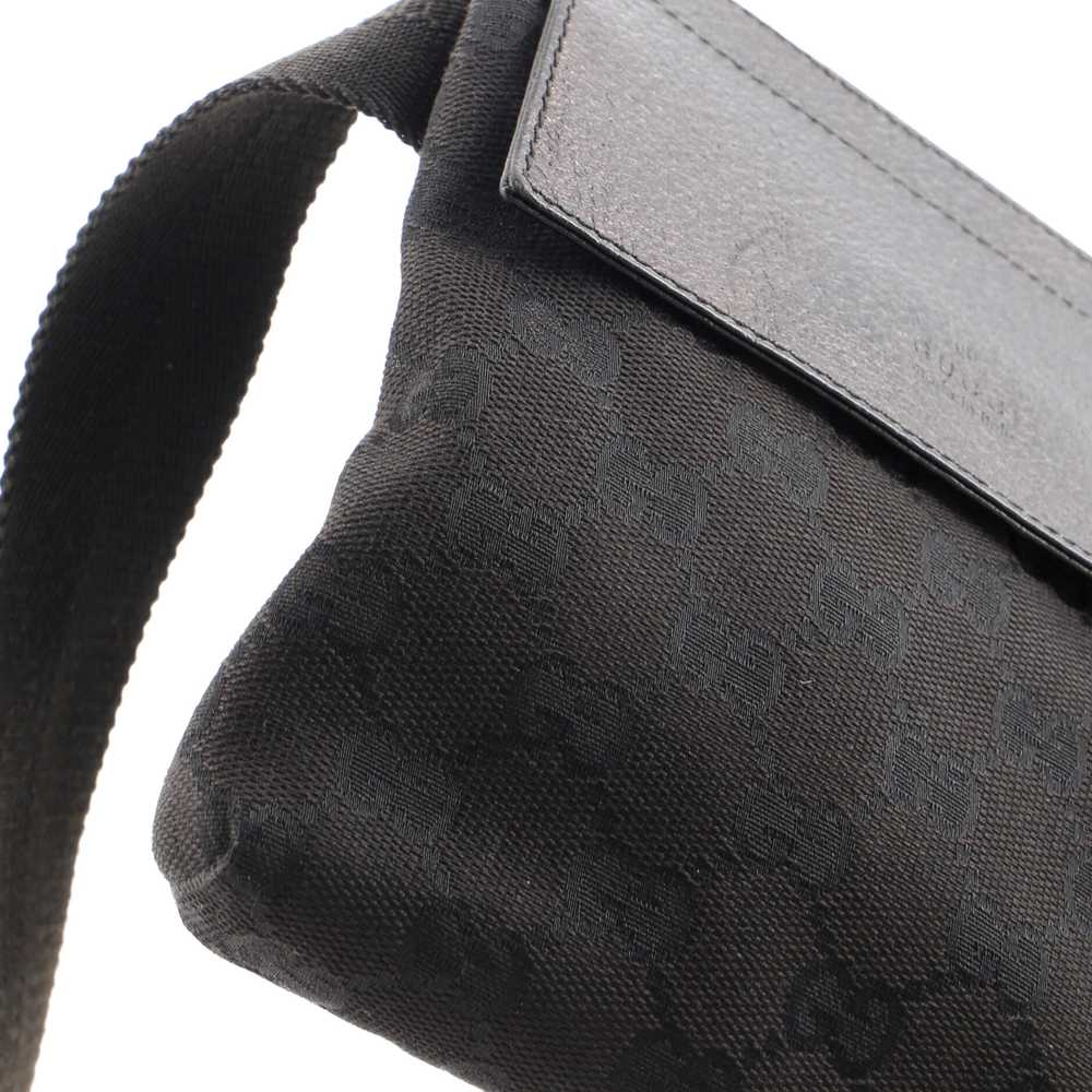 GUCCI Vintage Double Belt Bag GG Canvas Small - image 7