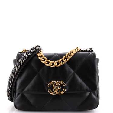 CHANEL 19 Flap Bag Quilted Leather Medium