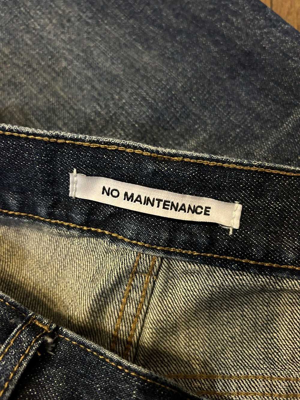 No Maintenance Dark Wash Baggy Japanese Denim - image 3