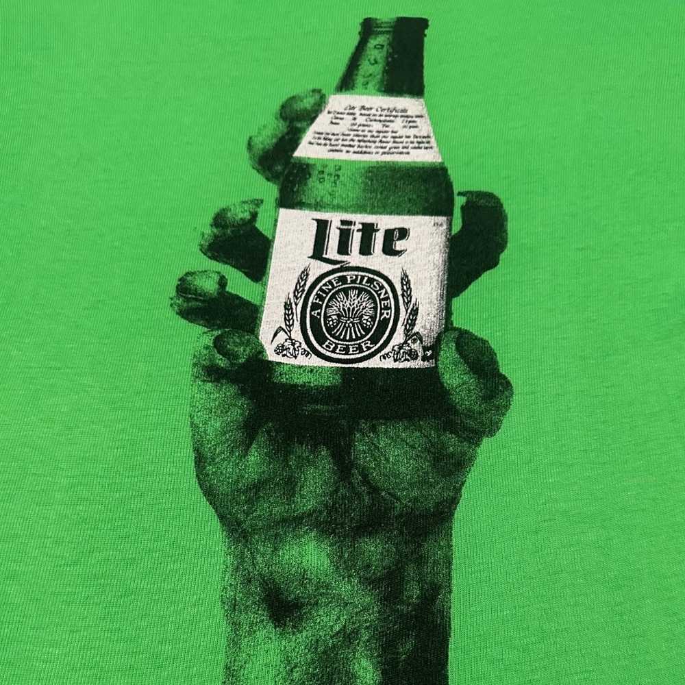 Other 80s Miller Lite Halloween Monster Nite green - image 3