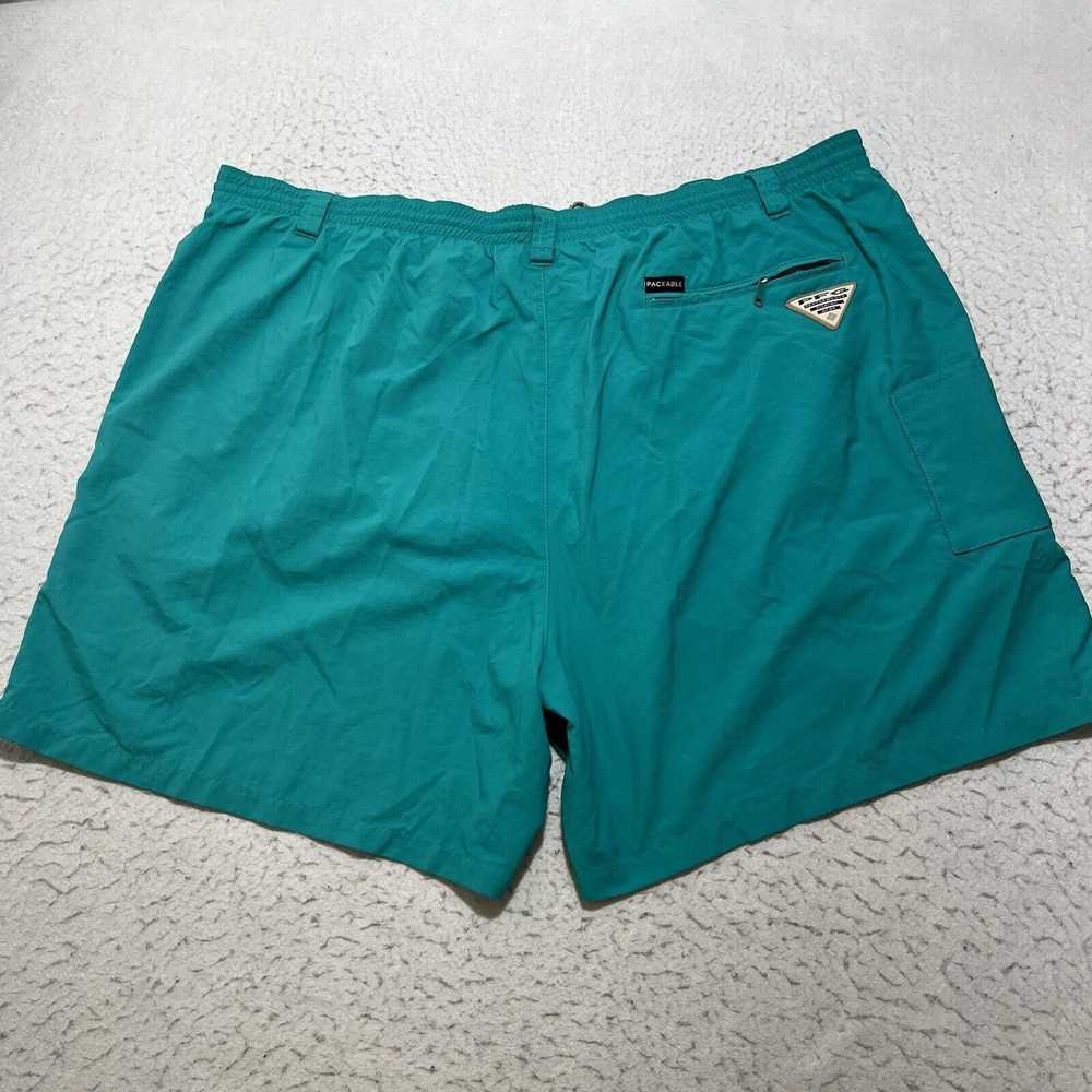 Columbia Columbia PFG Packable Teal Blue Lined Sw… - image 6