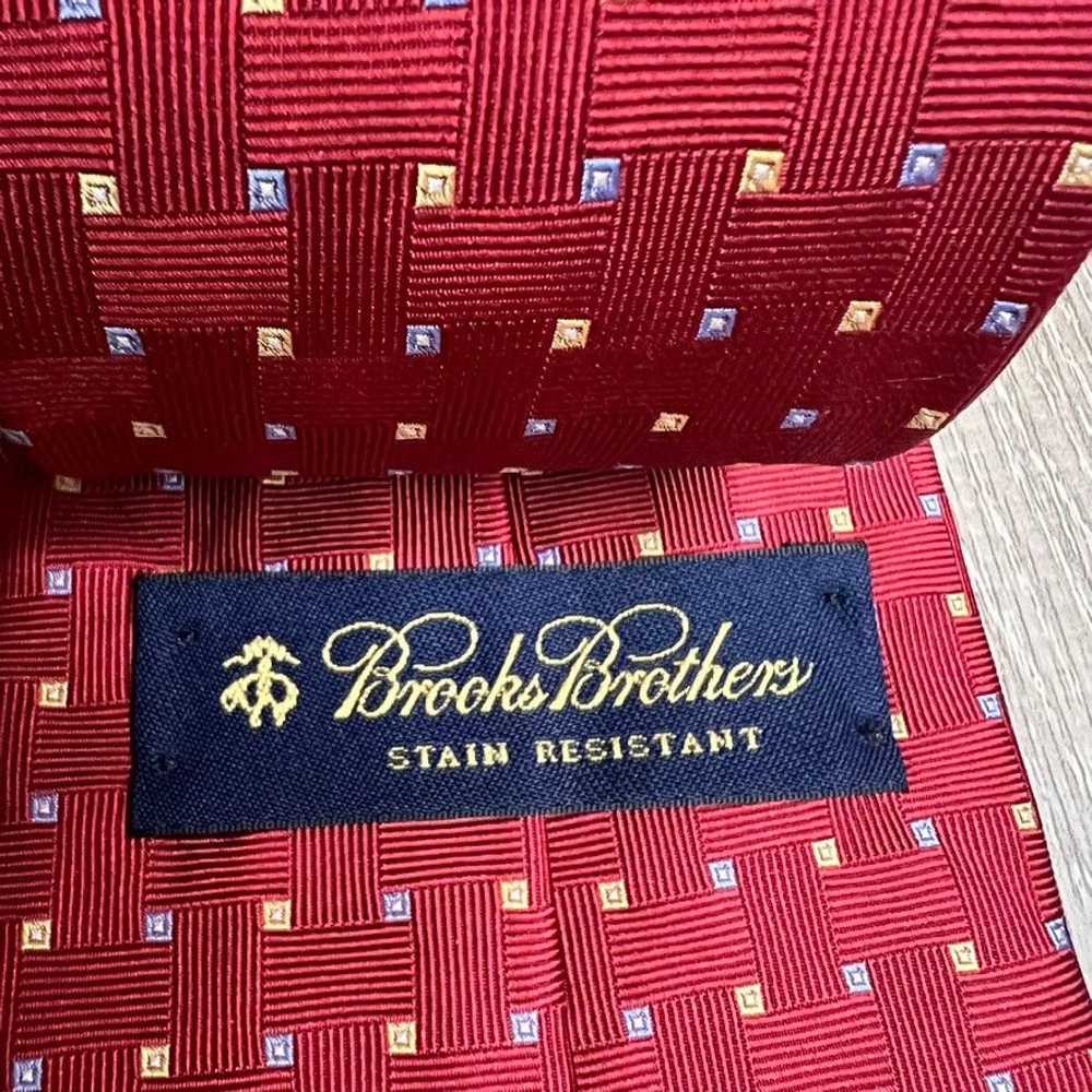 Brooks Brothers Brooks Brothers Men's Red Geometr… - image 4