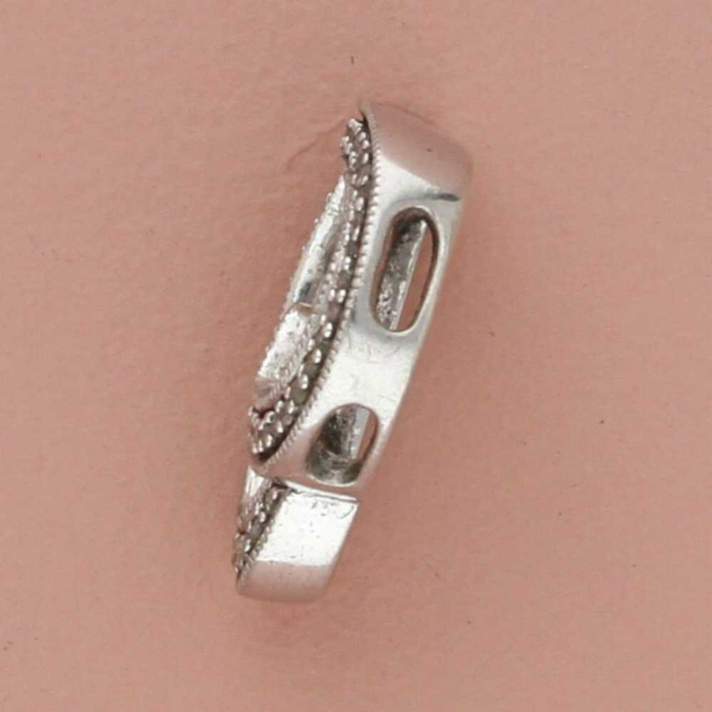 Sterling Silver sterling silver diamond accent he… - image 3