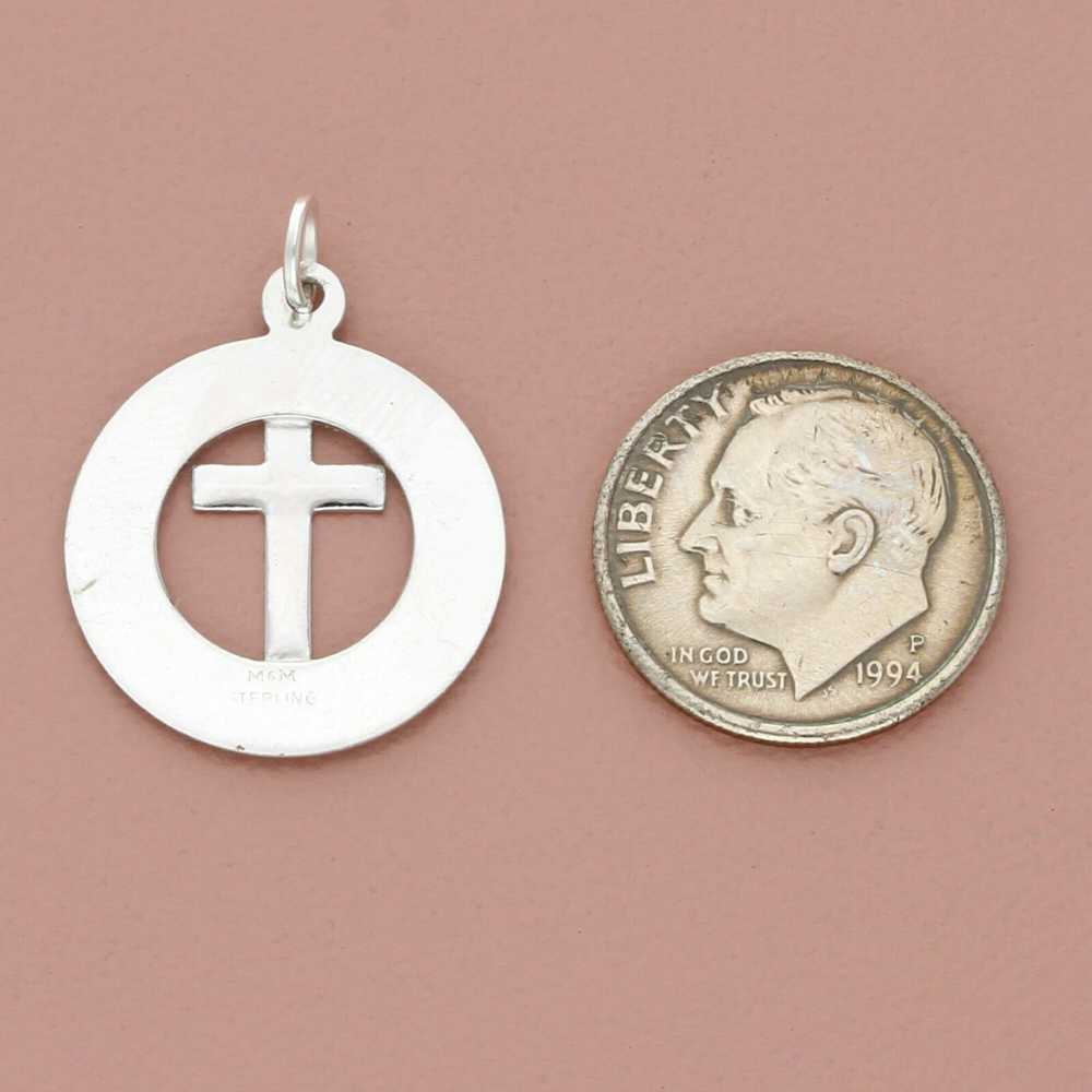 Sterling Silver sterling silver vintage faith cro… - image 2