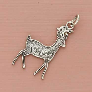 Sterling Silver sterling silver vintage reindeer c