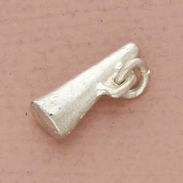 Sterling Silver vintage sterling silver 3d cone ch