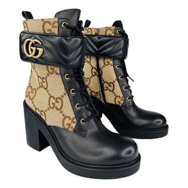 Gucci Leather biker boots