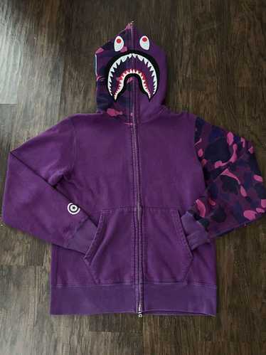 Bape Bape full zip shark jacket