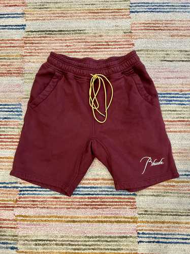 Rhude RHUDE BORDEAUX SWEAT SHORTS