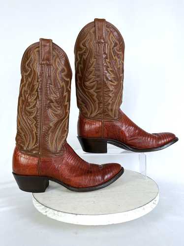 Justin Size (M) 8.5/ (W)10 Burnt Orange & Brown Co