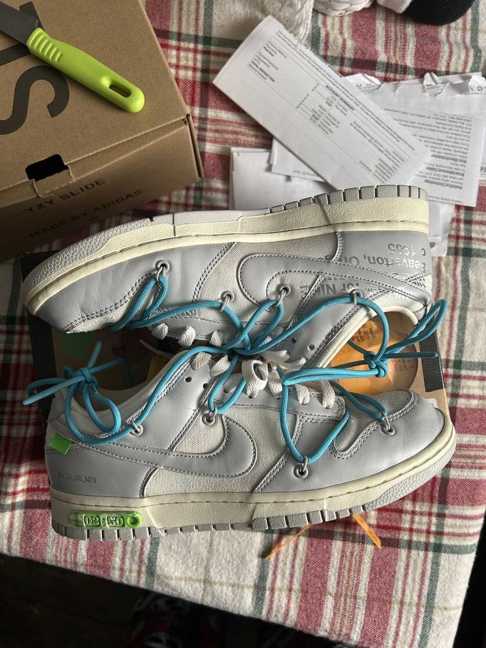 Nike × Off-White Nike dunk low off white lot 02 - image 1