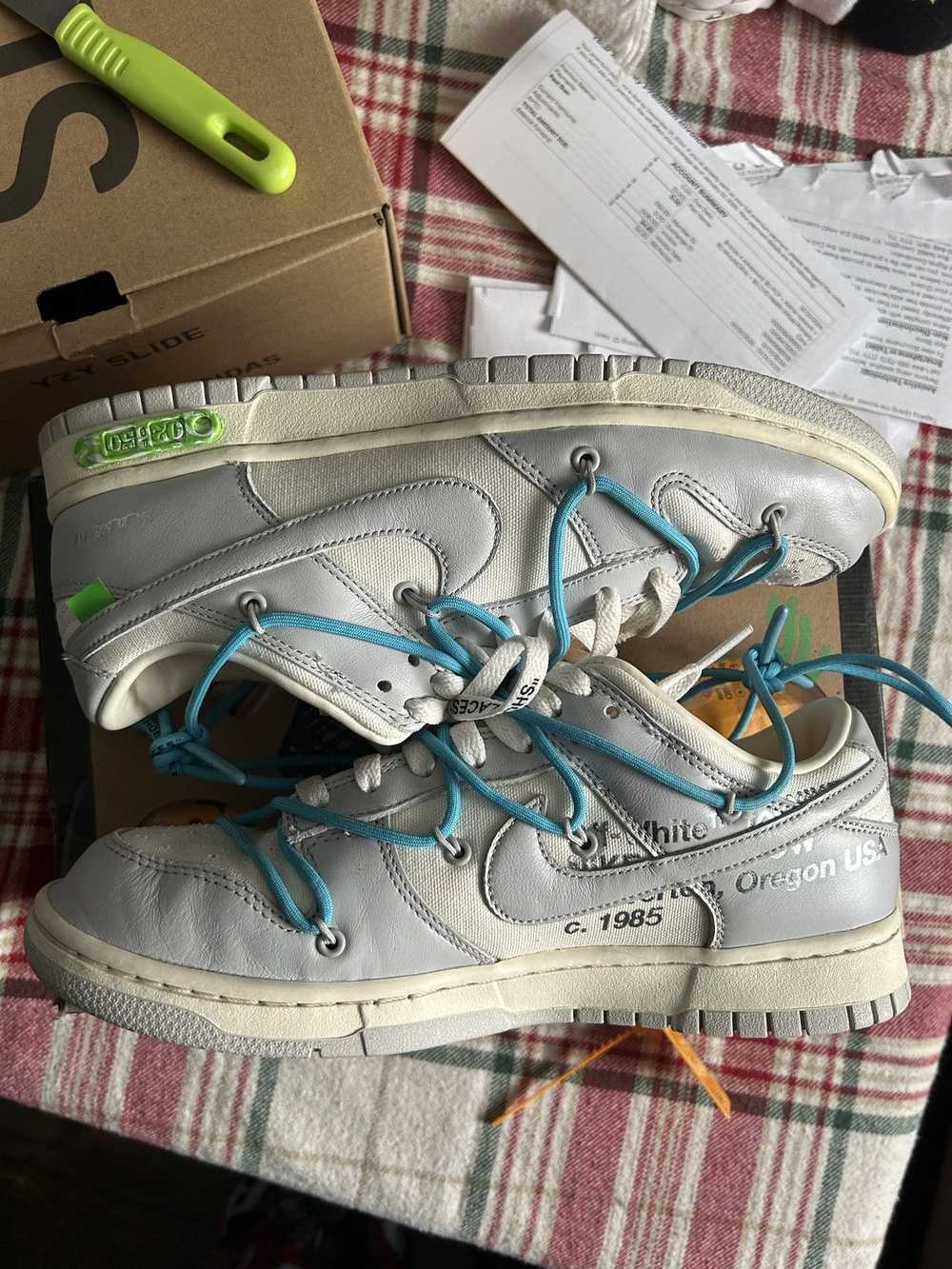 Nike × Off-White Nike dunk low off white lot 02 - image 2