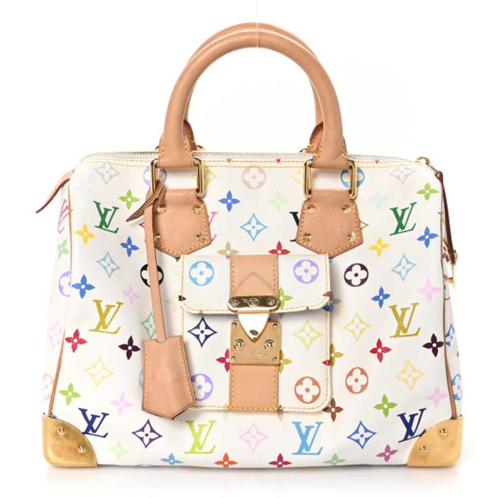 LOUIS VUITTON Monogram Multicolor Speedy 30 White - image 1