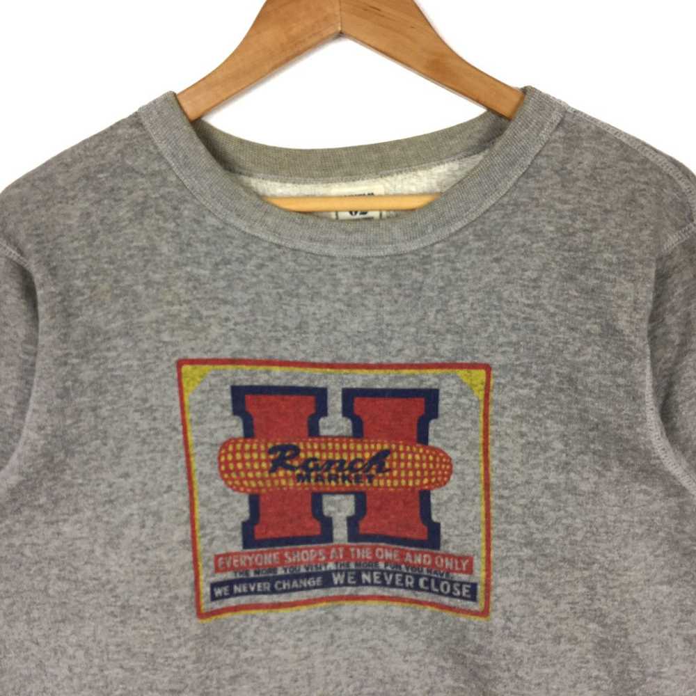 Vintage HR MARKET Heart Ranch Japanese Brand Grey… - image 2