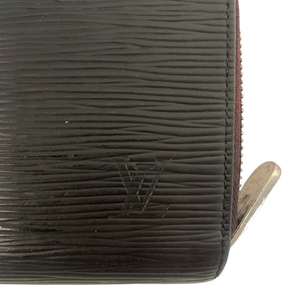 LOUIS VUITTON/Bifold Wallet/Leather/BLK/Q - image 5