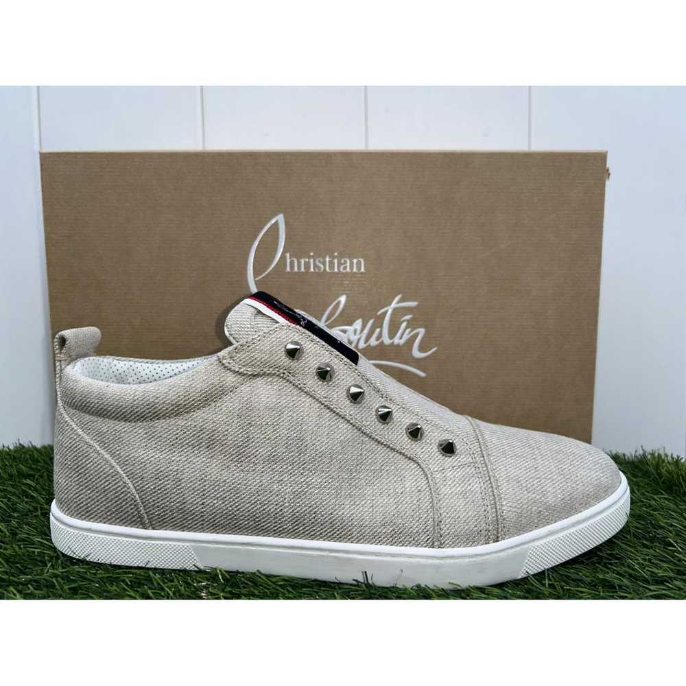 Christian Louboutin Cloth low trainers - image 2