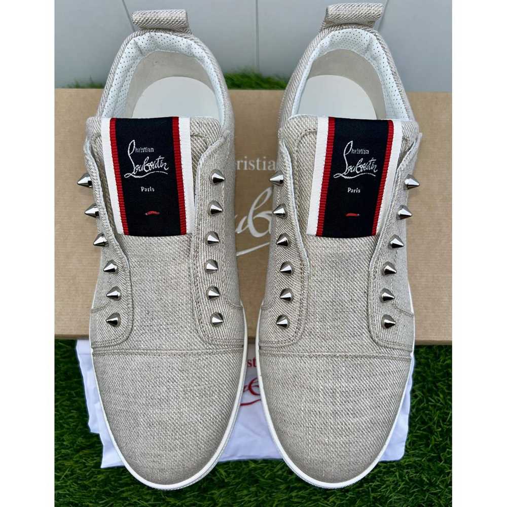 Christian Louboutin Cloth low trainers - image 3