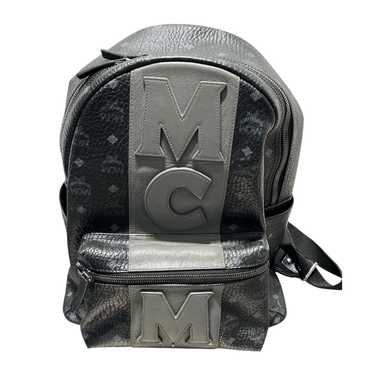 MCM/Backpack/L/Monogram/Leather/BLK/