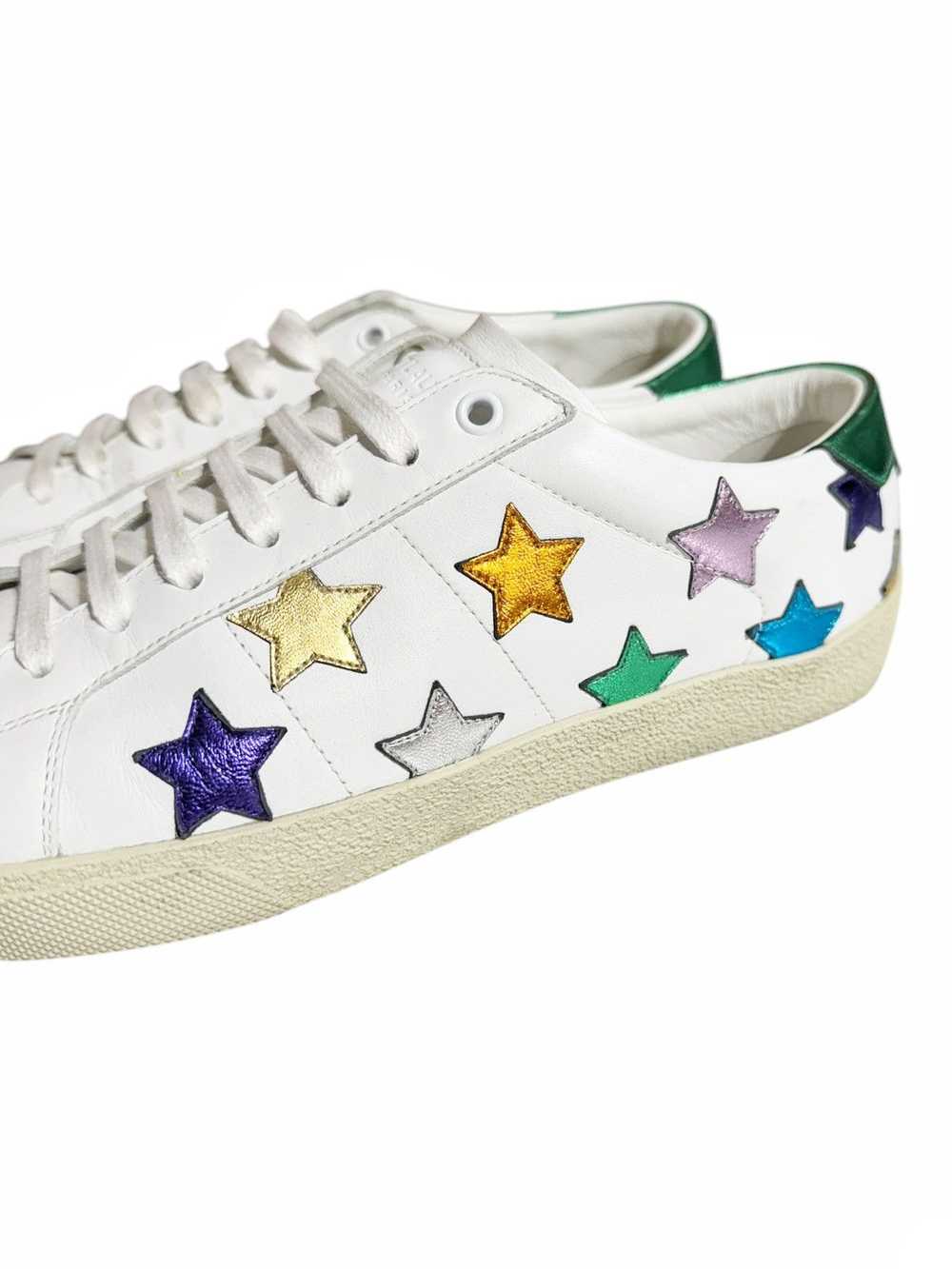 Saint Laurent Paris Court SL06 Rainbow Star Leath… - image 2