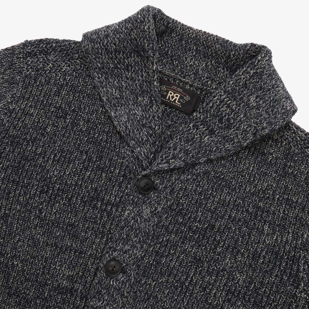 RRL Cotton Linen Shawl Cardigan - image 3